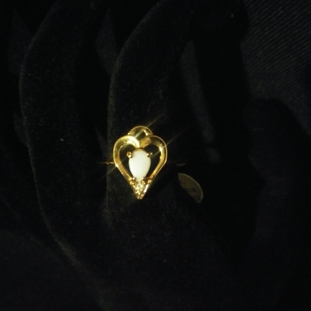 18k gold plated ring size7